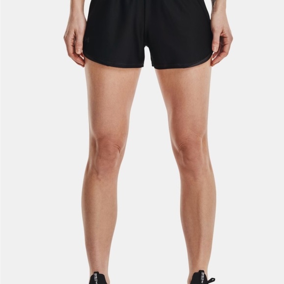 Under Armour Woman's UA Play Up Shorts Size Small Athletic Black Running Shorts - Picture 2 of 10